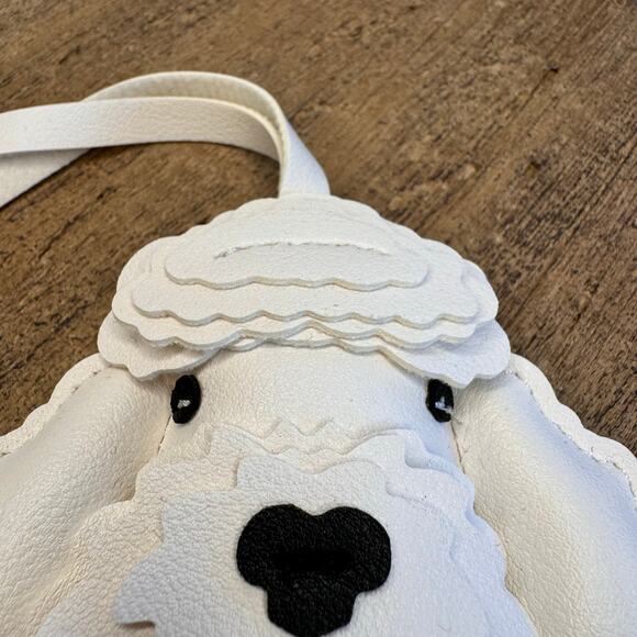 Goldendoodle White Dog Bag Charm Poodle Purse Charm Dog lover Gift NEW FAST SHIP - Picture 8 of 9